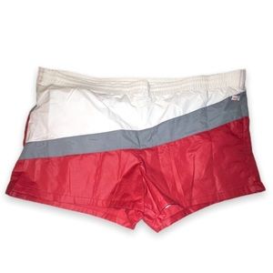 Jantzen Vintage Swim Shorts w inner Pocket Beachy Color Block Retro Size 40 L